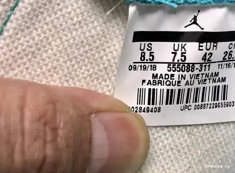 555088-311 “Turbo Jordan Green” Air OG 1 Retro High 555088-311 0328